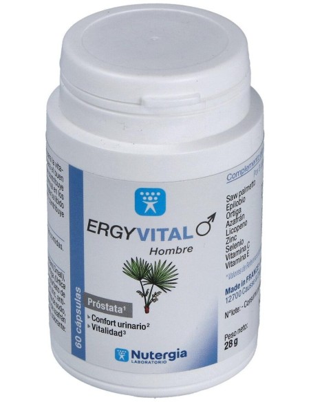 Ergyvital Hombre 60Cap. de Nutergia