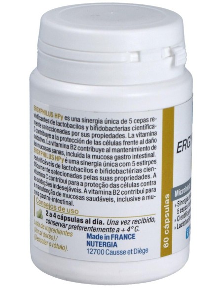 Ergyphilus Hpy 60Cap. (Refrigeracion) de Nutergia