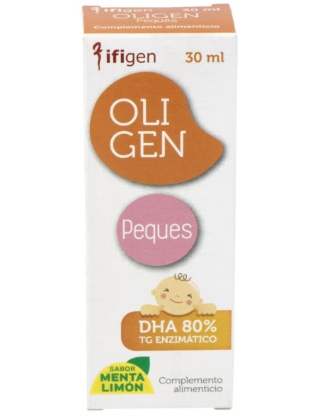 Oligen Peques Dha 80% Tg Enzimatico Menta-Lima 30M de Ifigen