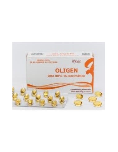 Oligen Dha 80% Tg Enzimatico 60Cap. de Ifigen