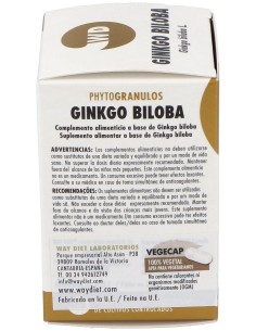Ginkgo Biloba Phytogranulos 45Caps. de Waydiet Natural Products 2