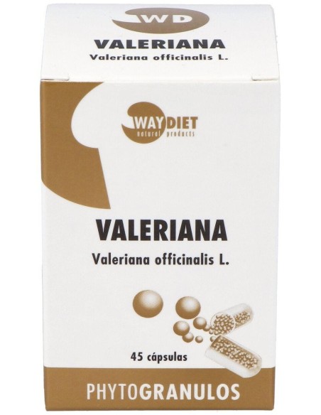 Valeriana Phytogranulos 45Caps. de Waydiet Natural Products