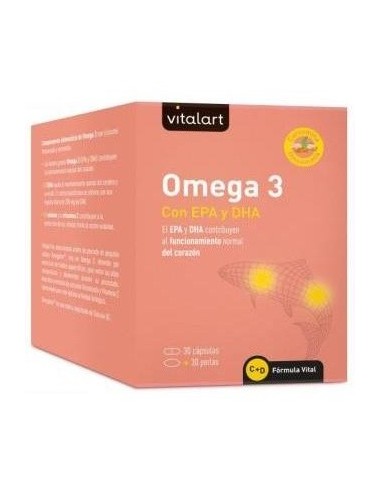 Vitalart Omega 3 30 Perlas+30 Capsulas de Vitalart