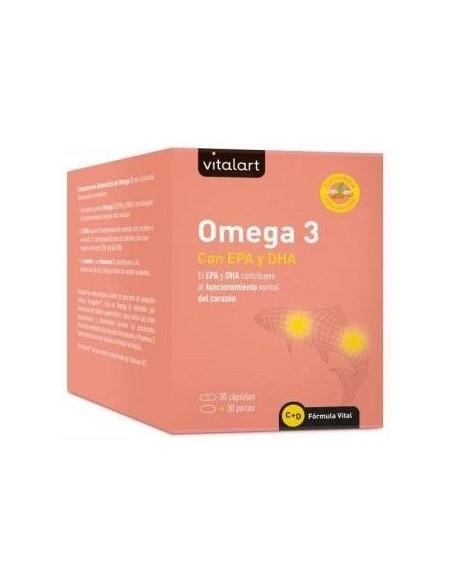 Vitalart Omega 3 30 Perlas+30 Capsulas de Vitalart