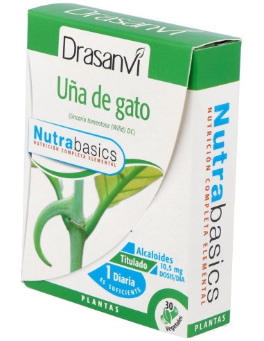 Uña Gato 30 Capsulas Nutrabasicos Drasanvi