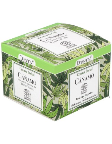 Crema Facial Cañamo 50Ml. Ecocert Bio de Drasanvi