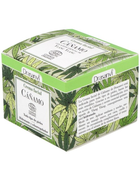 Crema Facial Cañamo 50Ml. Ecocert Bio de Drasanvi