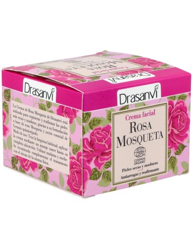 Crema Facial Rosa Mosqueta 50Ml. Ecocert Bio de Drasanvi