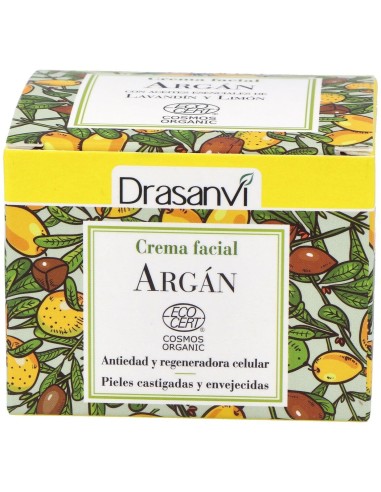 Crema Facial Argan Cosm Org 50Ml Drasanvi