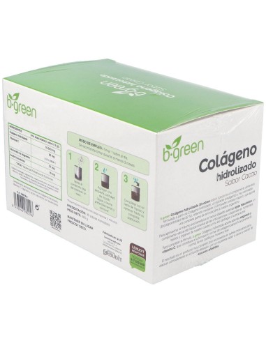 Colageno Hidrolizado Cacao  30Sbrs. de B.Green (Lab. Lebudit)