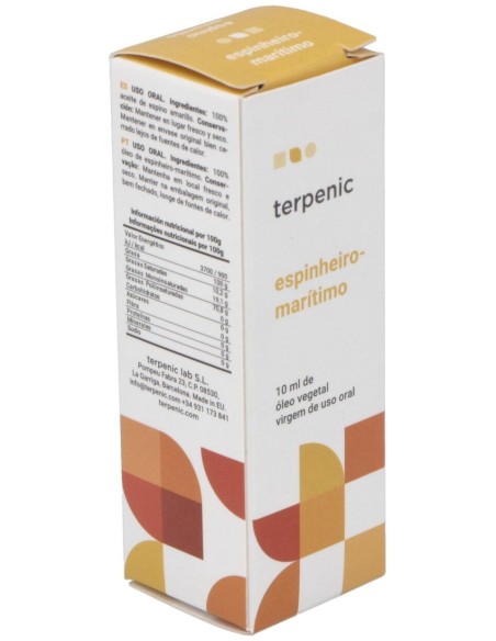 Espino Amarillo Virgen Aceite Vegetal 10Ml. de Terpenic