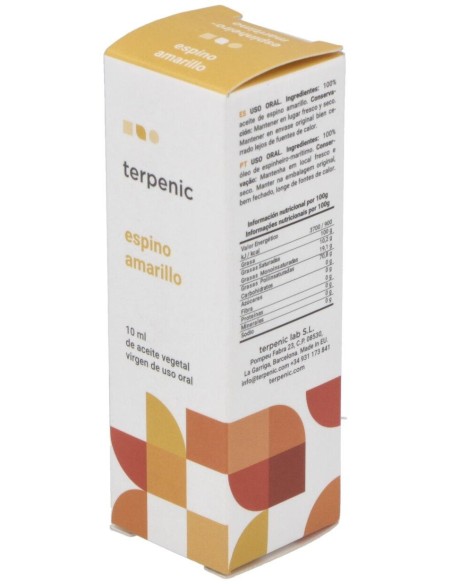 Espino Amarillo Virgen Aceite Vegetal 10Ml. de Terpenic