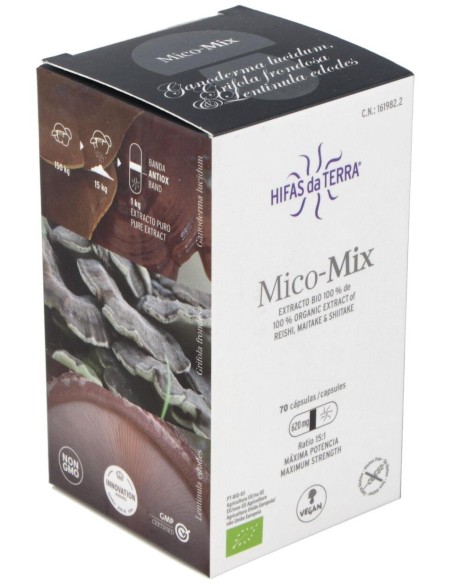 Mico Mix 70 capsulas de Hifas da Terra