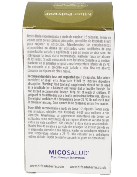 Mico Polypor (Polyporus) Hdt 70Cap. de Hifas Da Terra - Hdt