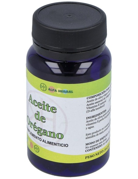 Aceite De Oregano 60Perles de Alfa Herbal