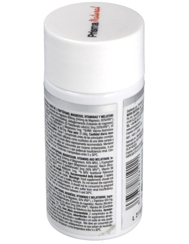 Triptofano+Mg+Melatonina+Vitaminas 60 Comprimidos de Prisma