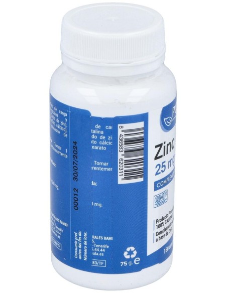 Zinc 25Mg. 150Comp. de Polaris