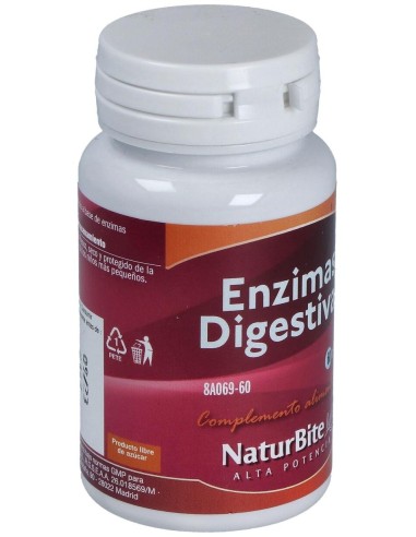 Enzimas Digestivas, 60 Comp.  de NaturBite
