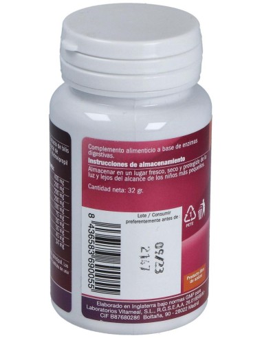 Enzimas Digestivas, 60 Comp.  de NaturBite