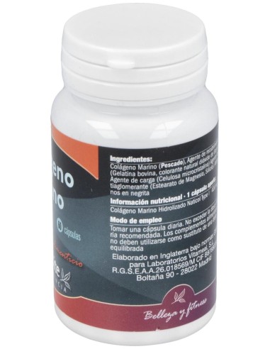 Colageno Marino 400mg, 60 Caps. de NaturBite