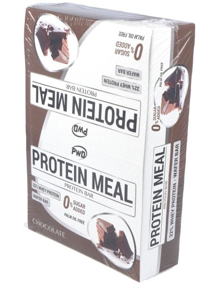 Protein Meal Barritas Chocolate 12Uds. de Pwd