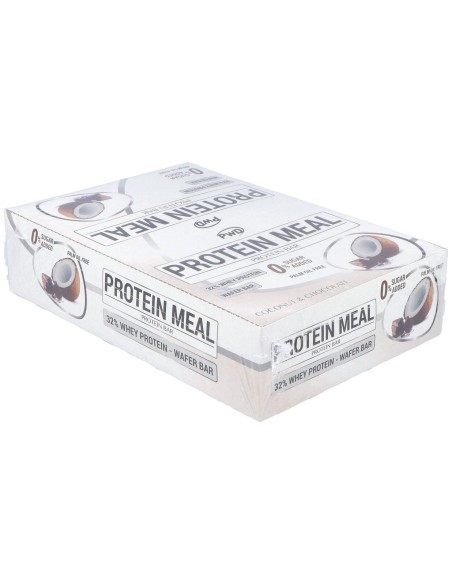 Protein Meal Barritas Coco Con Chocolate 12Uds. de Pwd