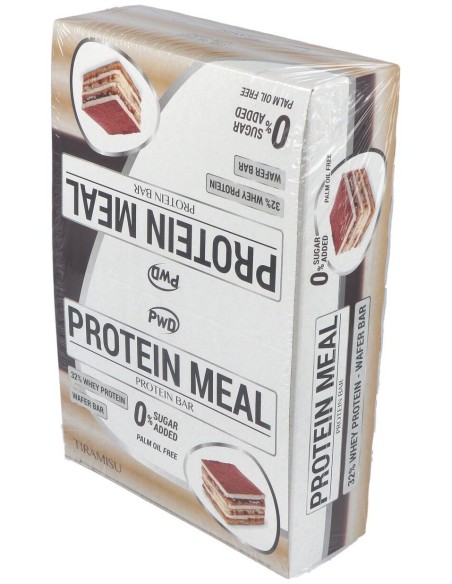 Protein Meal Barritas Tiramisu 12Uds. de Pwd