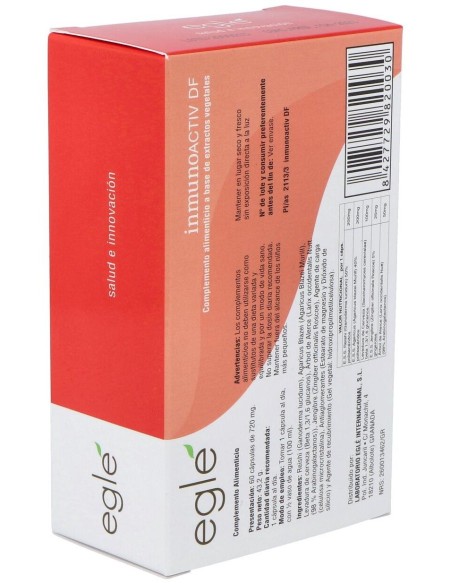 Inmunoactiv Df 60Cap. de Egle