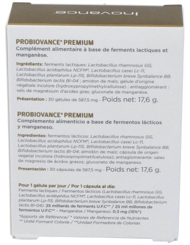 Probiovance Premium 30Cap. de Inovance