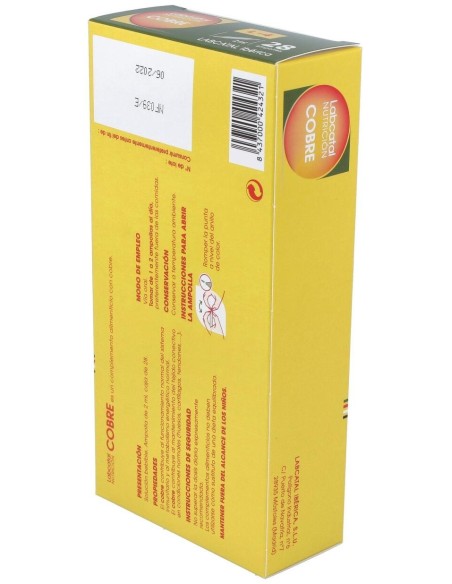 Cobre 4 28X2Ml Ampollas Labcatal