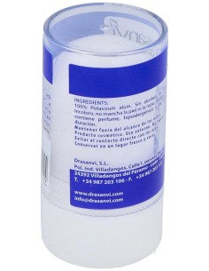 Desodorante Alumbre Mineral Cristal 120Gr Drasanvi 2