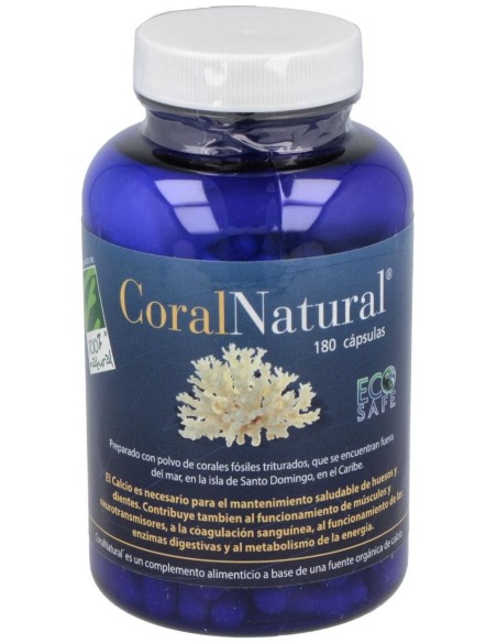 Coralnatural 180Cap. de Cien Por Cien Natural