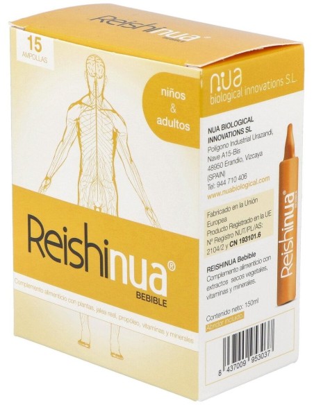 Reishi Nua Bebible 15Viales. de Nua