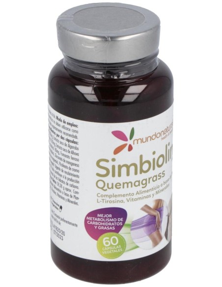 Simbioline Quemagrasas 60Cap. de Mundonatural
