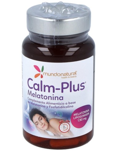 Calm Plus Melatonina 30Cap. de Mundonatural