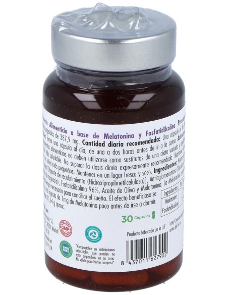 Calm Plus Melatonina 30Cap. de Mundonatural