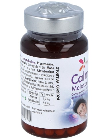 Calm Plus Melatonina 30Cap. de Mundonatural