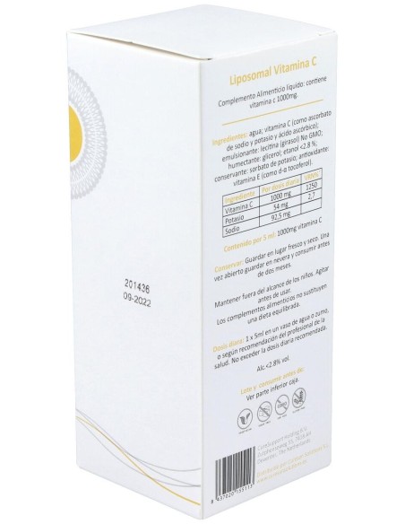 Liposomal Vitamina C 250Ml. de Curesupport