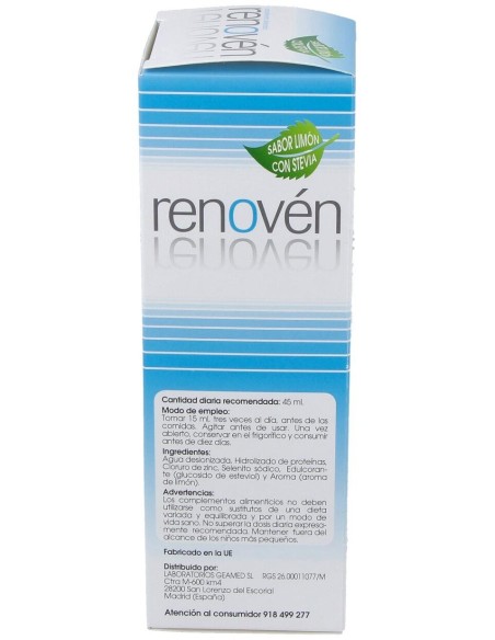 Renoven Sabor Limon 200Ml.Geamed de Renoven