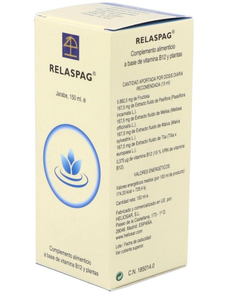 Relaspag Jarabe 150Ml. de Heliosar