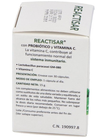 Reactisar 30Cap. de Heliosar