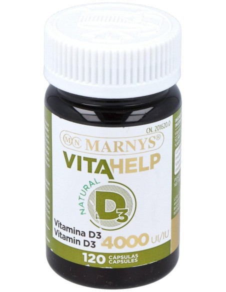Vitahelp Vitamina D 4000Ui 120Perlas de Marnys
