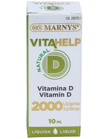Vitahelp Vitamina D 2000Ui Liquida 10Ml. de Marnys