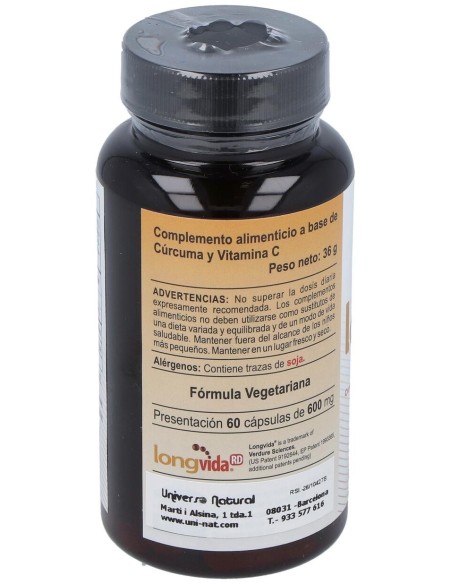 Longvida Curcuma 60Cap. de Vbyotics