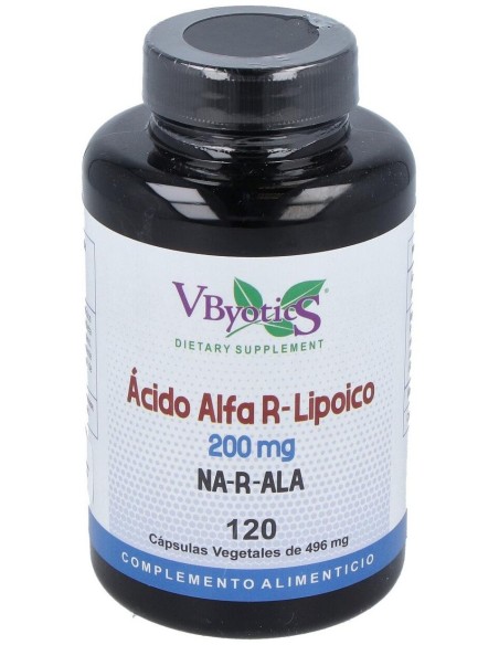 Acido Alfa R-Lipoico 120Cap. de Vbyotics