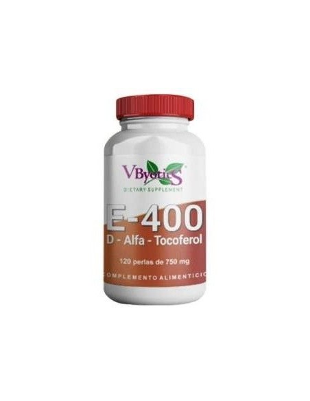 Vitamina E 400 120Perlas de Vbyotics