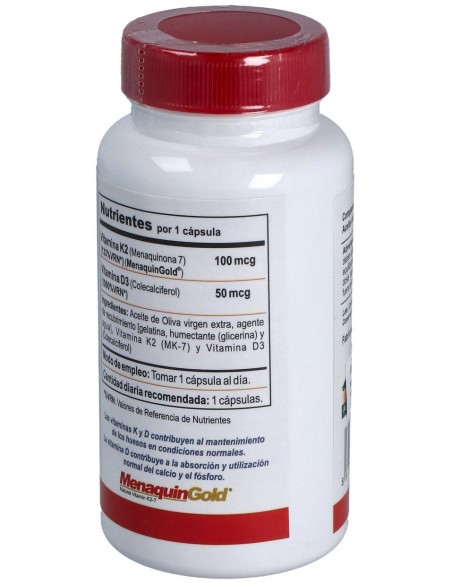 Vitamina K2+D3 100Perlas de Vbyotics