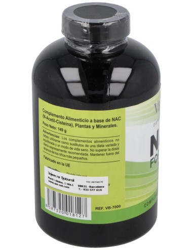 Nac Formula 828mg 180 Capsulas de Vbyotics