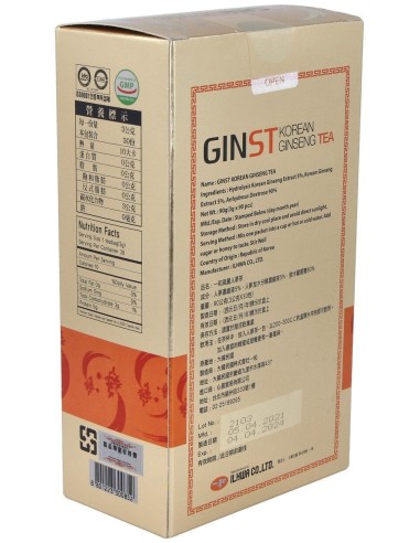 Korean Ginseng Tea Il Hwa (Ginst15) 30Sbrs. de Tongil