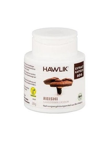 Reishi (Ganoderma Lucidum). Extracto Puro 60 Vcáps de Hawlik